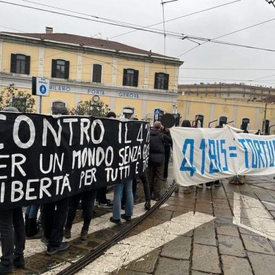 41 bis alfredo cospito solidarietà repressione milano