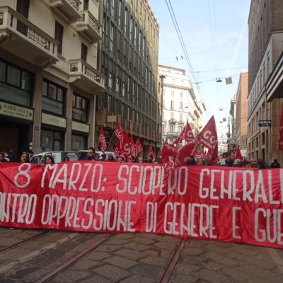8 marzo sciopero