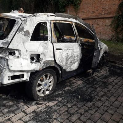 bologna macchina bruciata delegato