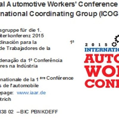 conferenza internazionale auto