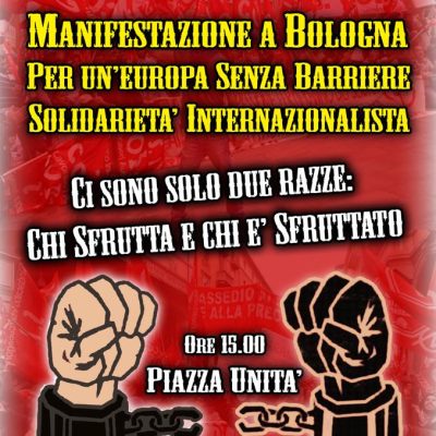 corteo antirazzista 9 settembre bologna