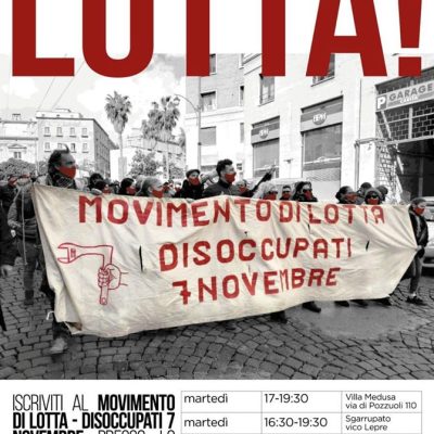 disoccupati lotta