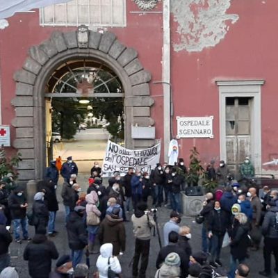 disoccupati napoli ospedale san gennaro