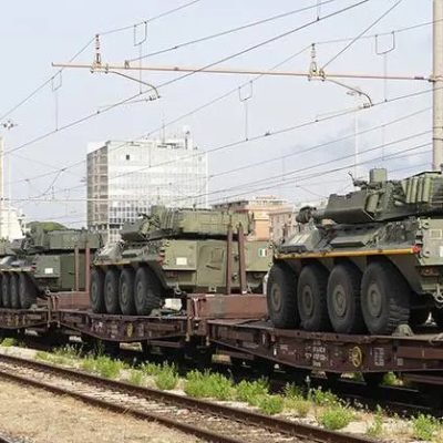 ferrovie treni guerra carri armati