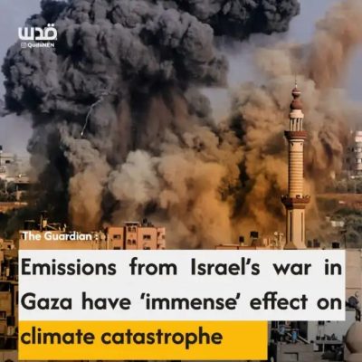 gaza guerra inquinamento natura