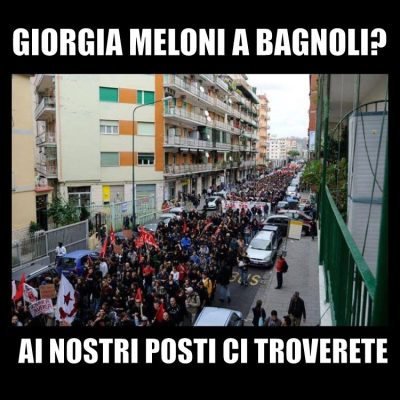 napoli bagnoli meloni