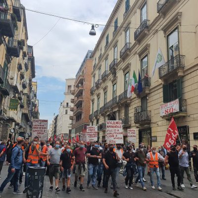 napoli disoccupati lavoratori