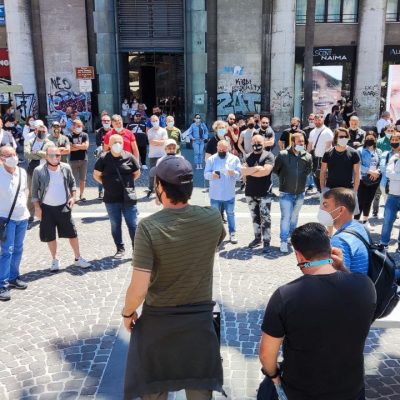 napoli disoccupati lotta