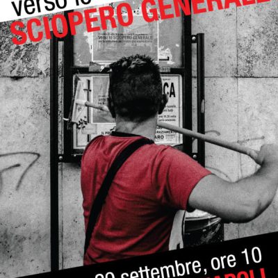 napoli disoccupati manifesto muro