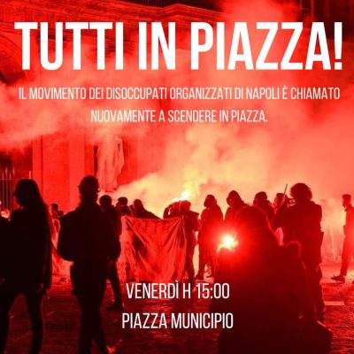 napoli disoccupati piazza