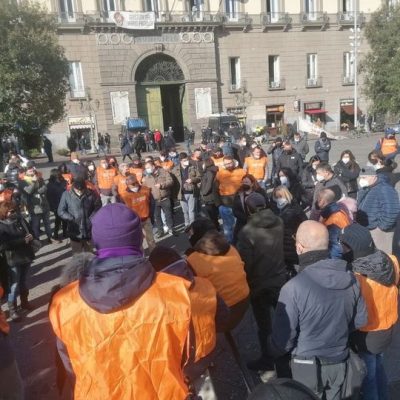 napoli disoccupati repressione