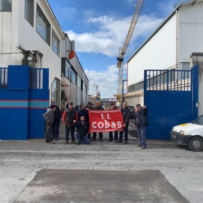 napoli porto sciopero megaride