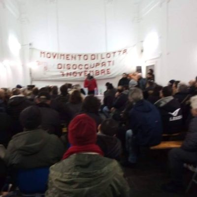 palermo disoccupati assemblea napoli