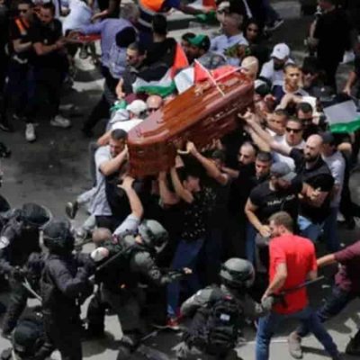 palestina funerali bara israele