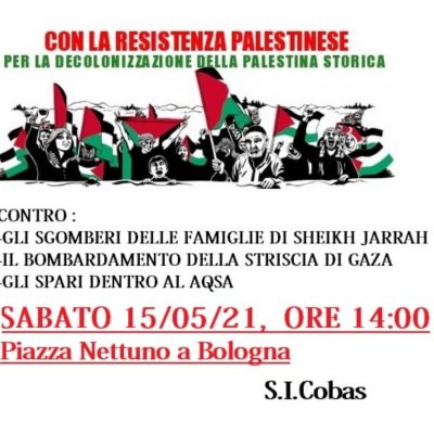 palestina resistenza bologna piazza nettuno