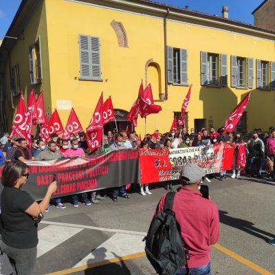 piacenza fedex fogli di via tribunale repressione