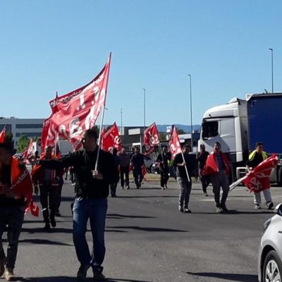 piacenza sciopero geodis polo logistico