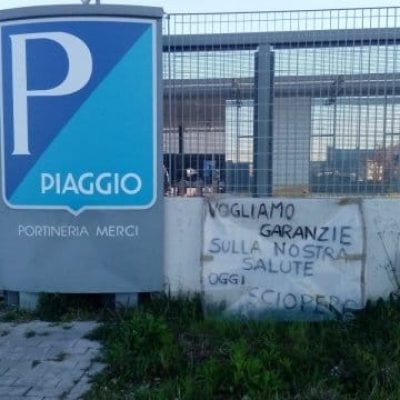 piaggio sciopero solidarietà delegati fiom sospesi