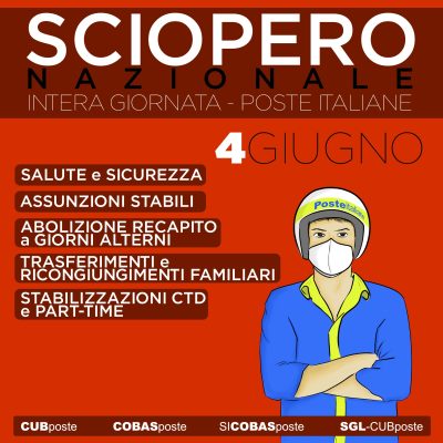 poste sciopero