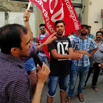 prato manifestazione prefettura