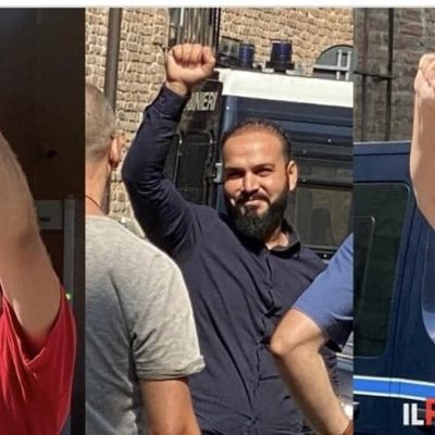 reperssione pugno alzato