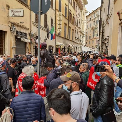roma pd nazareno occupazione fedex