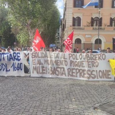 roma polo oborero ambasciata argentina solidarietà