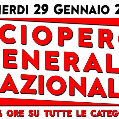 sciopero generale nazionale
