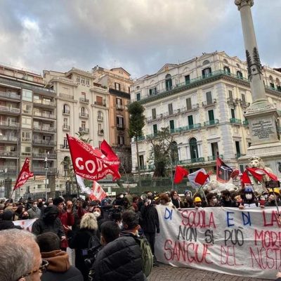 studenti lavoratori protesta napoli