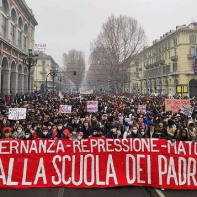torino manifestazione studenti