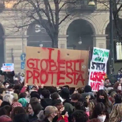 torino manifestazione studenti repressione