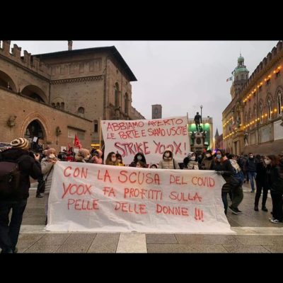 yoox covid sciopero mamme