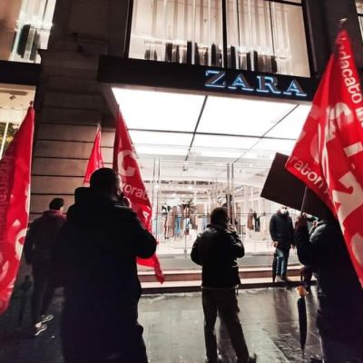 zara roma protesta sicobas
